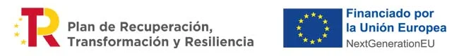 Plan de recuperación, transformación y resiliencia gobierno de españa. Financiado por la Unión Europea, Fondos FEDER, una manera de hacer Europa. Plan de recuperación, transformación y resiliencia gobierno de españa. Financiado por la Unión Europea, Fondos FEDER, una manera de hacer Europa.